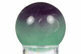 Colorful Polished Fluorite Sphere - China #319790-1